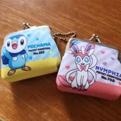 ポケモン がま口小銭入れコインケース ポッチャマ ニンフィア