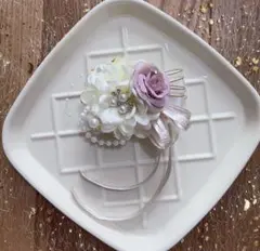 NO.3ハンドメイドコサージュ 入学式卒業式 入園式　卒園式