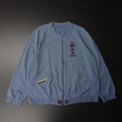 00s- 日本製 Papas パパス 長袖ジップスウェット カーディガン 希少のサムネイル