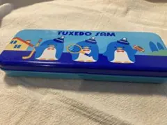 昭和レトロTUXEDO SAM ペンギン文房具ケース