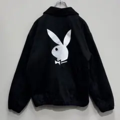 FUCT SSDD コーチジャケット デスバニー M ブラック ワッペン 黒