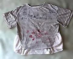 is ScoLar ボーダー Tシャツ 切り替えデザインのサムネイル