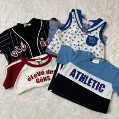 男の子ベビー80夏用4点セット