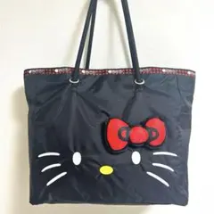 【新品同様】LeSportsac ハローキティ リバーシブルトート 黒 撥水のサムネイル