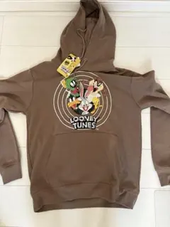 LOONEY TUNES パーカー Mサイズ ブラウン