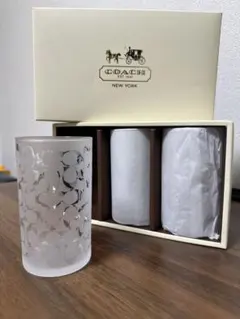 【未使用】COACH コップ・グラスセット 3個入り