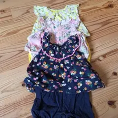 ベビーギャップ　ロンパース　3枚　12-18m