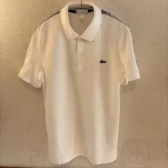 LACOSTE ホワイト ポロシャツ US M