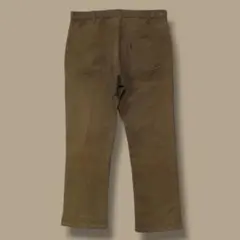 70S Lee カツラギ ブーツカット 42TALONジップ ブラウン USA製 - メルカリ