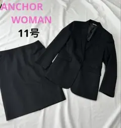 ANCHOR WOMAN アンカーウーマン　ブラック　セットアップ L