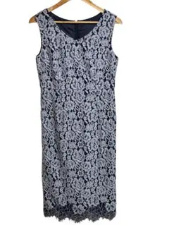 グレースコンチネンタル バイカラーレースタイトドレス01232 35057-00