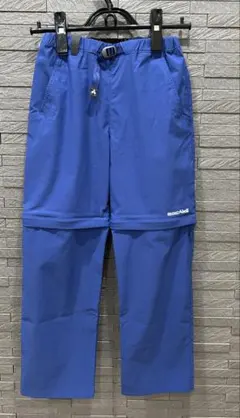 mont-bell Kid's 140 コンバーチブルパンツ ブルー