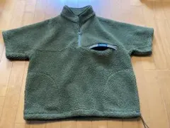 KAVU ボアジャケット ハーフジップ オリーブ S