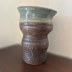 黒い大型の壺 刻印 伝市鉢 筒型 4号 黒艶消し | GREEN LUCK