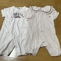 フタフタ　テータテート ロンパース 50-60 60-70