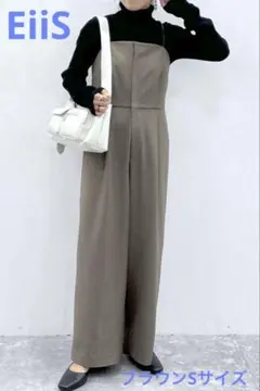 グローバルワーク　EiiS サロペット ブラウン Sサイズ　高山直子さんコラボ
