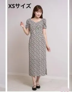 herlipto チェリーワンピース 2025 beige S herlipto チェリーワンピース 2025 beige S herlipto】三色買い