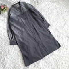 colopuca コロプカ　長袖　シャツワンピース　グレー　2XL（3Lサイズ）
