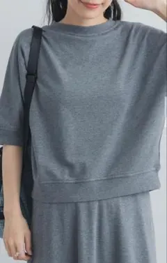 アーバンリサーチドアーズ 半袖スウェット グレー　F 美品のサムネイル