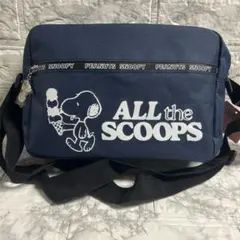 PEANUTS SNOOPY ショルダーバッグ ネイビーのサムネイル