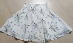 snidel フラワープリントミニスカート