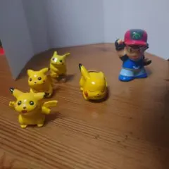 ピカチュウとサトシ フィギュアセット 5体　ミャー様限定