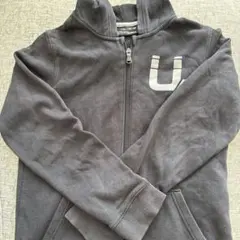 Under Armour 黒 フルジップパーカー YXL