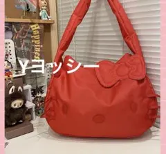 MATTER MAKERS KITTY レッド　トートバッグ　ショルダーバッグ