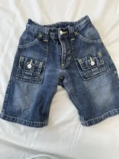 150 女の子　男の子　Lee リー デニム キッズ 平成レトロ　ハーフパンツ