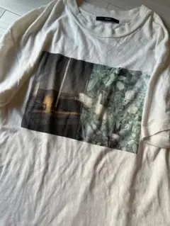 This is(me) カスタネ　花盛友里 フォトプリント Tシャツ ホワイトのサムネイル
