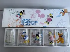 25.未使用長期保管 K.ONISHIディズニーシルエットミニグラス5個セット