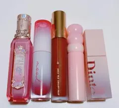 韓国中国コスメ リップティント 5本セット