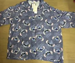 Disney stitch Alohaステッチ　アロハシャツ　大きい　ディズニーのサムネイル