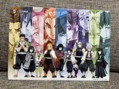 鬼滅の刃コメダ珈琲コラボ クリアファイル 柱 鬼舞辻無惨