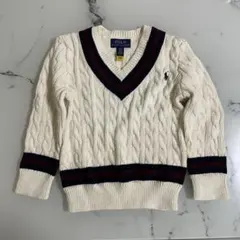 【美品】ラルフローレン キッズ ニット セーター 100