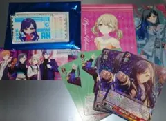 プロセカ 白石杏 アクリルバッジ ビビバス 非売品カード 他