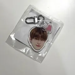 treasure カプセルトイ　顔アクキー　アサヒ