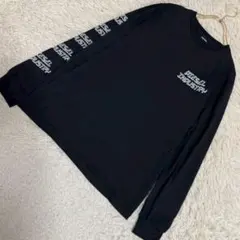 DIESEL ロゴ入りロングTシャツ ブラック S カジュアル 着まわしのサムネイル