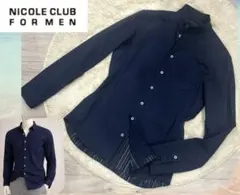 ニコルクラブフォーメン　イタリアンカラーシャツ