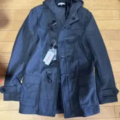 未使用タグ付きNylusダッフルコートMサイズチャコールグレー