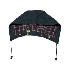 デッド 80s Barbour バブアー ワックス コットンフード ネイビーのサムネイル