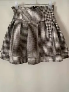 ミシェルマカロン　美脚になれるスカート千鳥柄(インナーパンツ付き)SMD0226