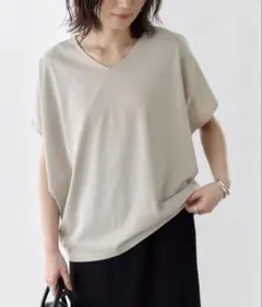 Pierrot ピエロ Tシャツ フレンチスリーブ ドルマン カットソーのサムネイル