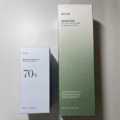 2点セット　アヌア　美容液　洗顔　Anua CleansingFoamSERUM