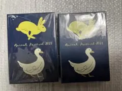 【2個セット】Animal Festival 2023 付箋：ふせん：動物フェス