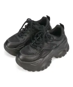 ■美品■ORiental TRafficボリュームソールラメスニーカー■