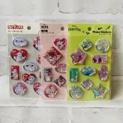 ディズニー ウォータースティッカー 3パックセット