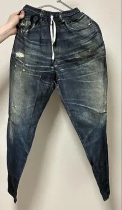 や*ー様 US(アス) ビンテージデニム転写パンツ - メルカリ