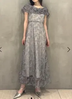 FRAY I.D シークインフラワーオフショルドレス　オケージョン　パーティー