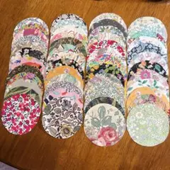 8㎝ 9-3⑥❣️リバティヨーヨーカット布❣️50枚